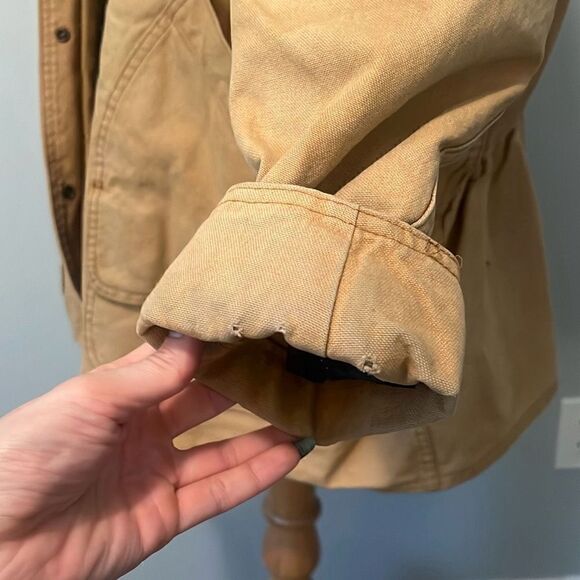 Woolrich Men's Tan Wool Blend Aztec Navajo Blanket Lined Jacket Size XL - Picture 8 of 15